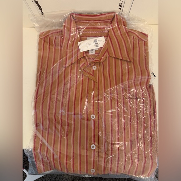 Anthropologie The Bennet Button down Shirt by Maeve NWT! - Picture 3 of 7